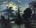 Canal in the Moonlight [1868]