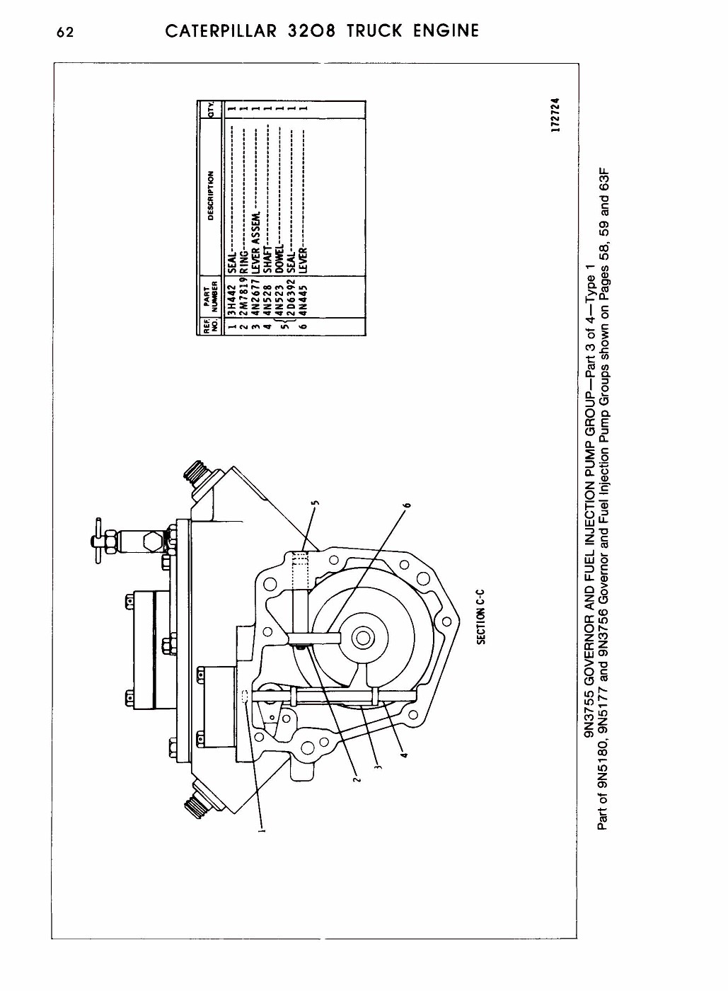 Photo: 3208 Parts Manual Pagina 122 | CAT 3208 dieselengine parts ...