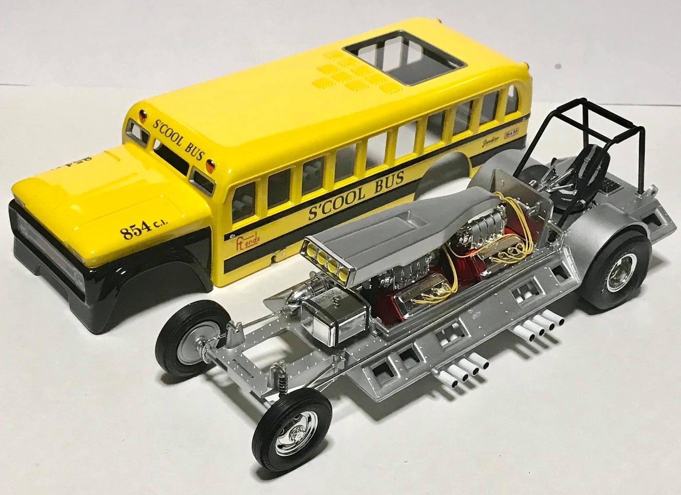 MONOGRAM S'COOL BUS # album | DRASTIC PLASTICS MODEL CAR