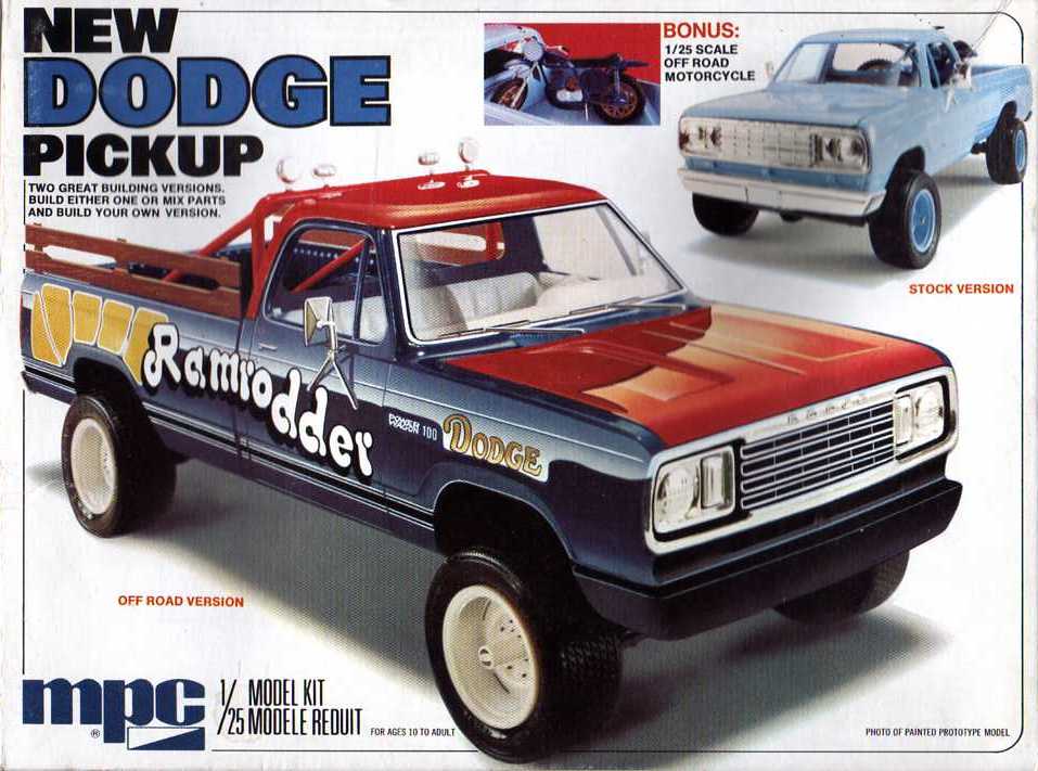 Photo: 1978 Dodge W-150 Pickup - Ramrodder 001 | MPC NEW Dodge Pickup ...