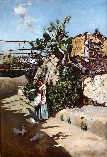 Cactus Plantation in Capri (undated)