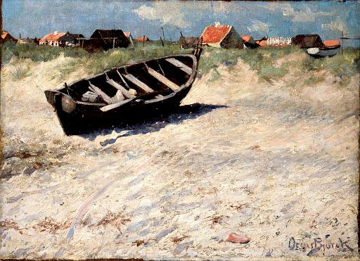 Boat at Skagen's South Beach (1884)