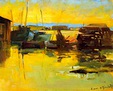 San Pedro Harbor, Sunset [undated]