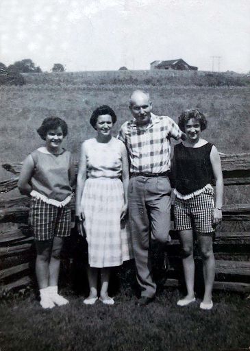 #5-Phyllis, Reeda & Ernest Rector, and Kay Sandra Hughett