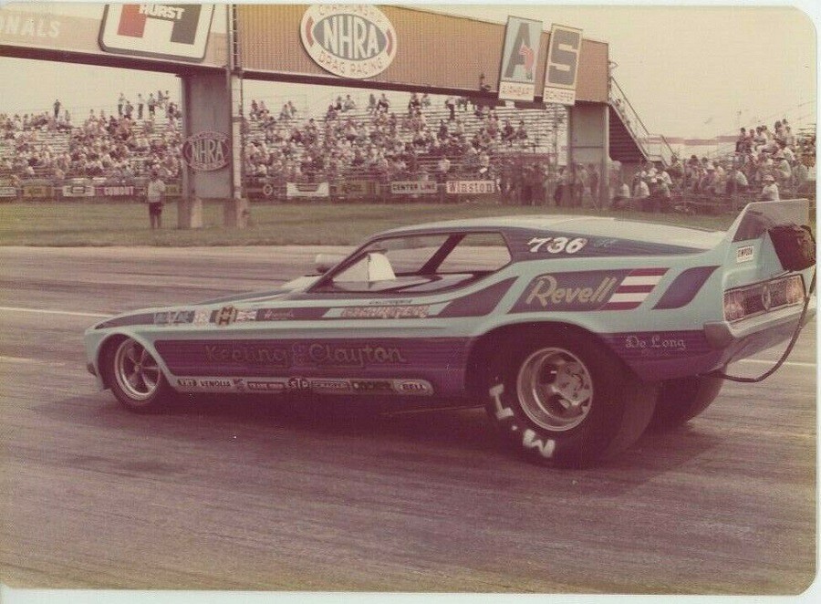 Photo KEELING & CLAYTON FUNNY CAR AT INDY VINTAGE FUNNY CARS III