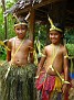 Two Kids in Traditional Garb