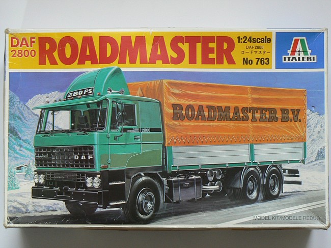 DAF 2800 ROADMASTER 1:24 プラモデルキット Italeri 1:24 Daf 2800 Dump Truck (Part 1) - YouTube
