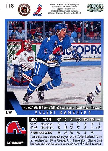  (CI) Red Berenson Hockey Card 2004-05 UD Legendary