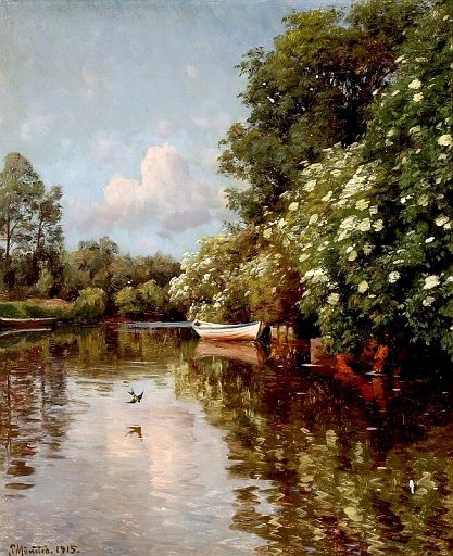 The Stream Mølleaaen near Sæby (1915)