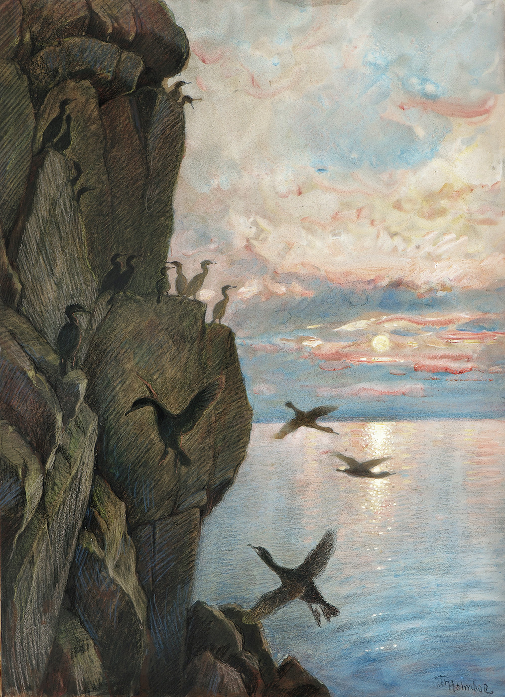 Birds' Mountain, Røst (undated)