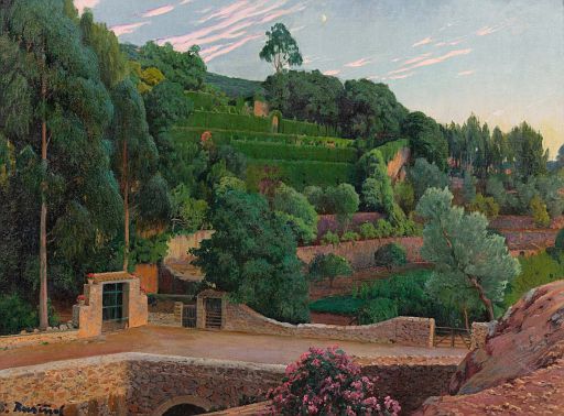 Green Amphitheater, View of the Gardens of Sa Coma (undated)