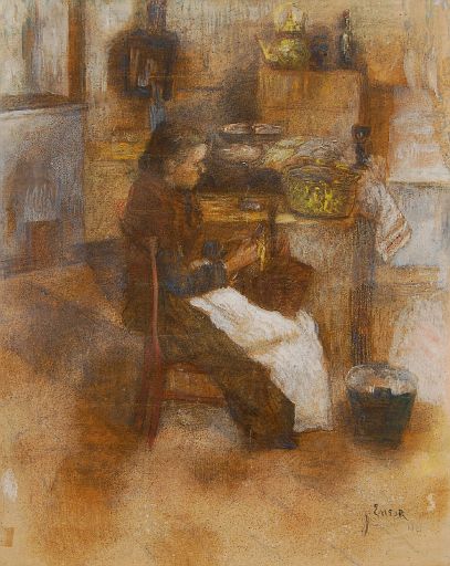 Peeling Apples (1900)