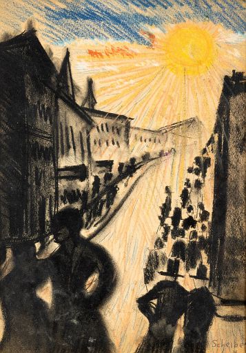 City at Sunrise (1916-18)