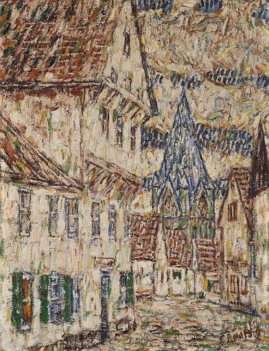 Street in Soest with Patroclus Tower (1907)