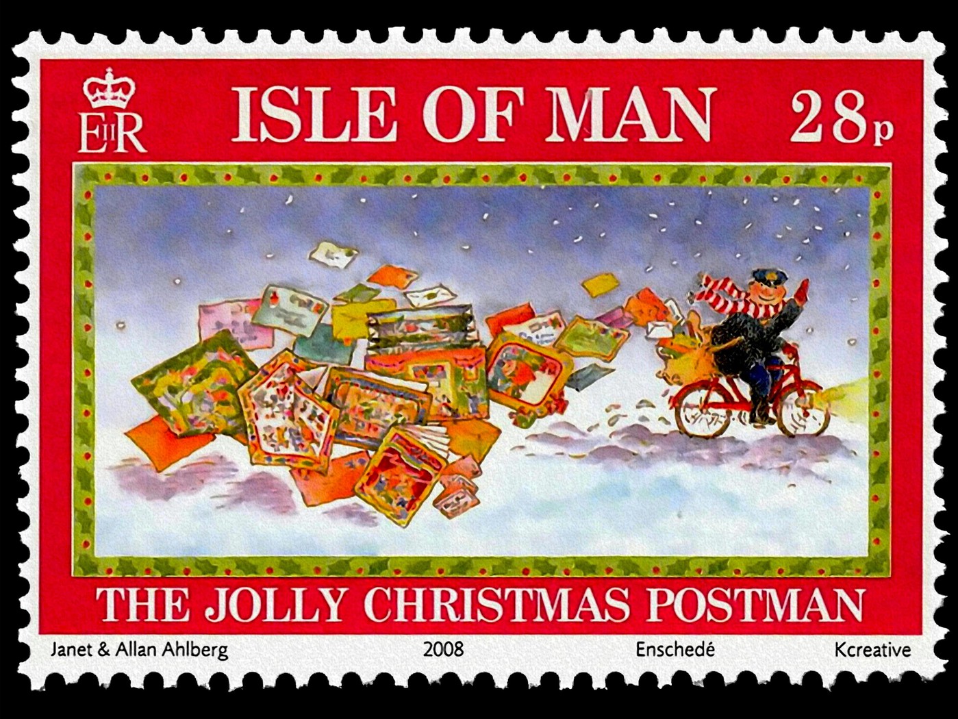 The jolly Christmas postman