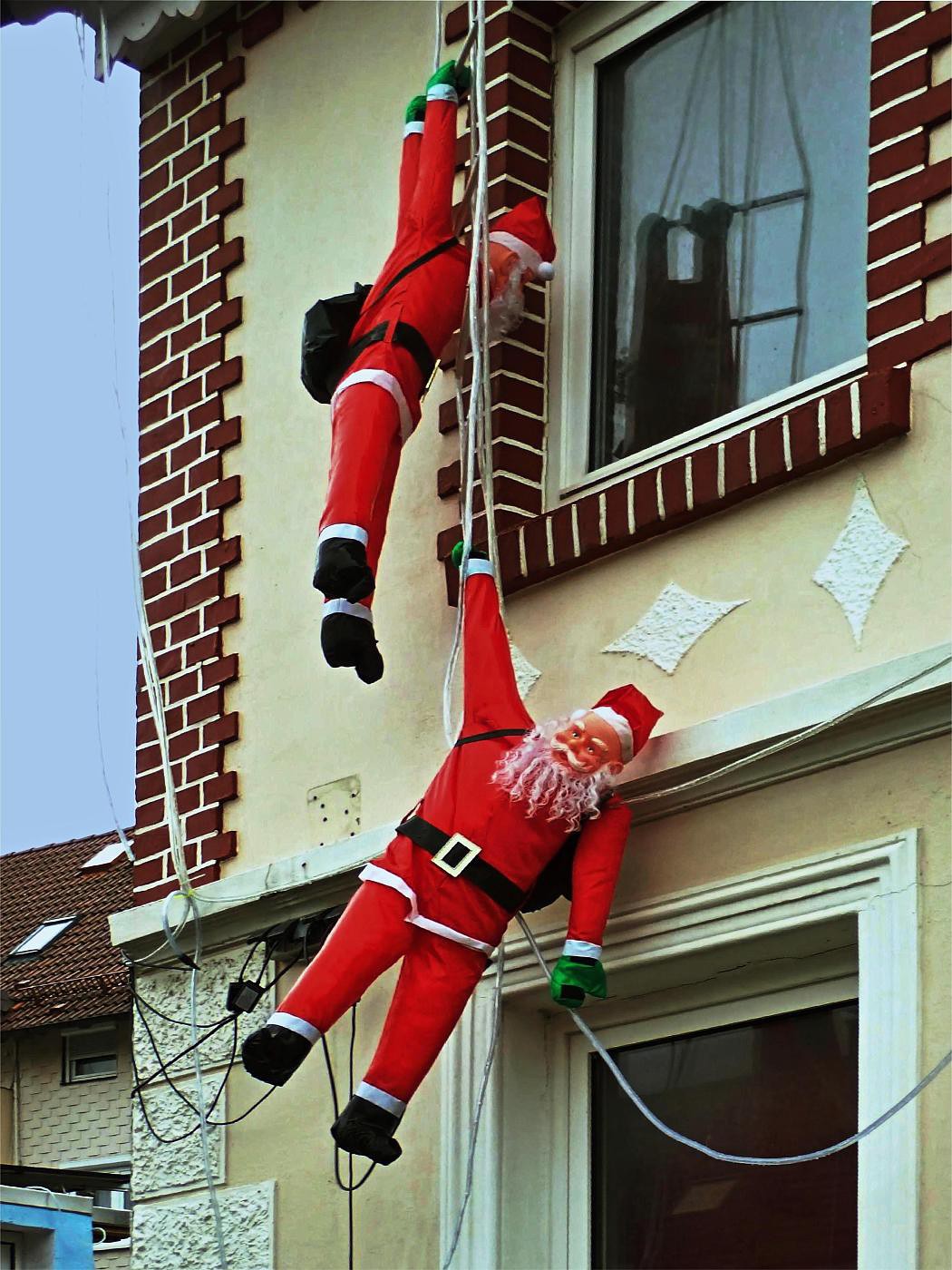 Weihnachtsmänner bei der Arbeit :-)