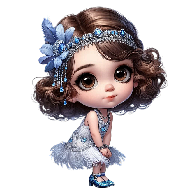 Photo LITTLE FLAPPER AI CREATIONS BG (2) Brenda AI Creations album