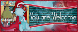 Fania-Love ChristmasDragon GCTag YouareWelcome