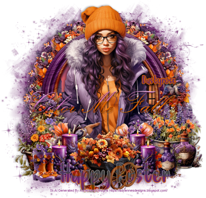 Photo: Adrienne-Ai-Color-Me-Fall-Dustyrose | HAPPY POSTER album ...