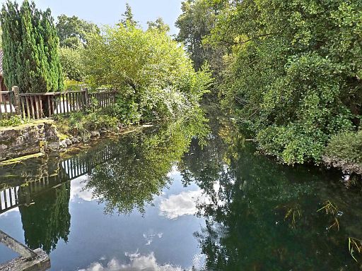 Emmer-Mühlengraben vor der Wassermühle