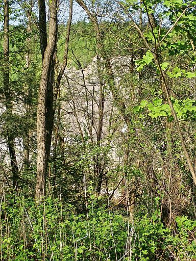 Blick auf Gipsbruch