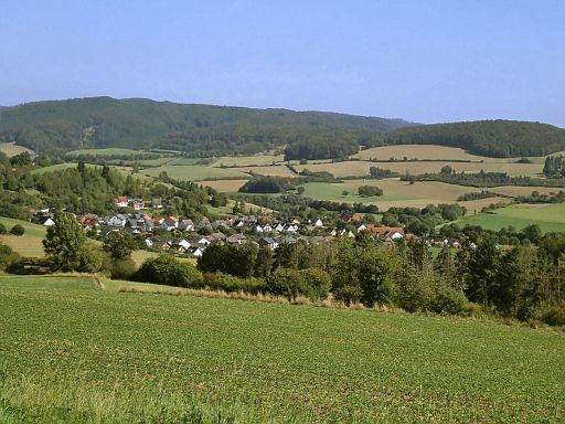 Blick aufs Dorf