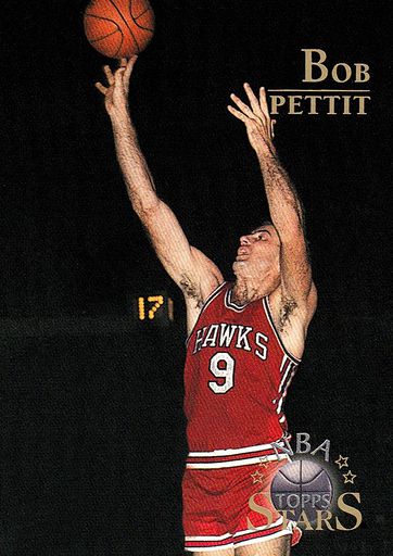 1996 Topps Stars #135 Bob Pettit - NM-MT