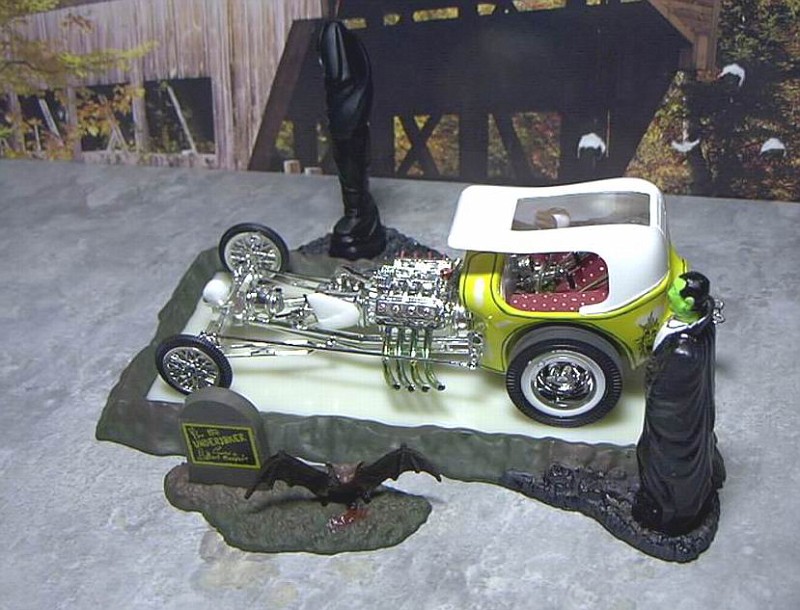 Details about   Carl Casper's Undertaker Show Car Dragster Collectible or Display Model 1/64 