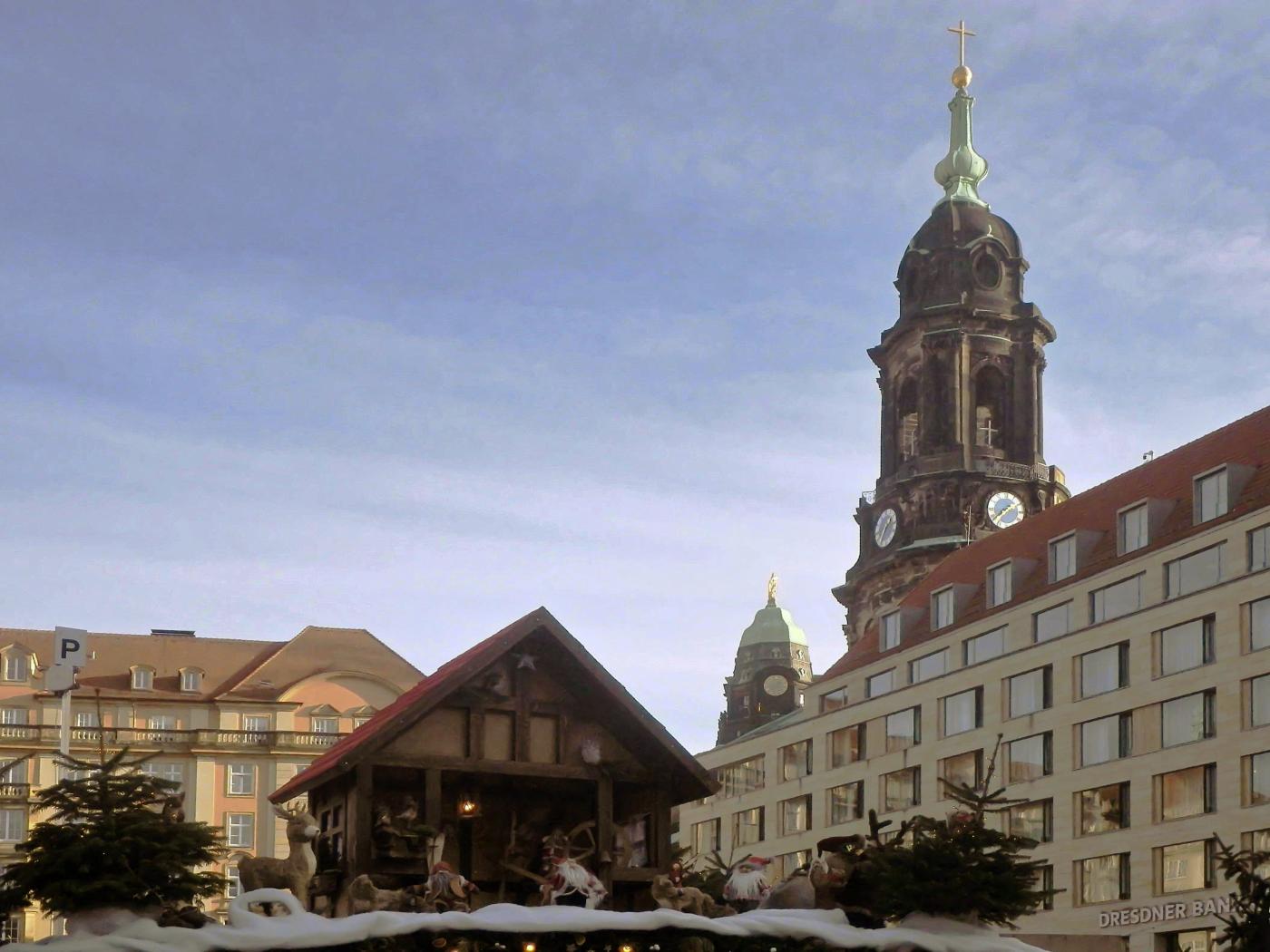 Striezelmarkt und Kreuzkirche
